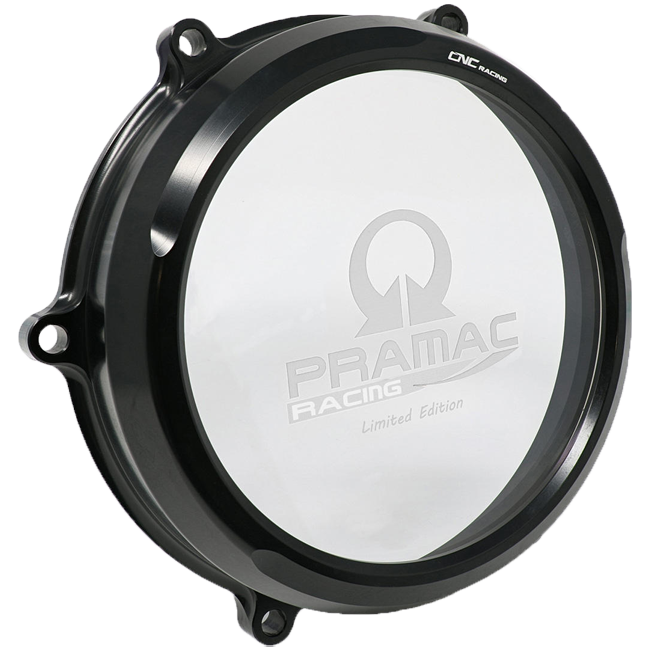 Tampa de embreagem transparente Pramac Racing Edição Limitada CNC Racing Ducati Panigale V4/S (25-26) CA210PR 