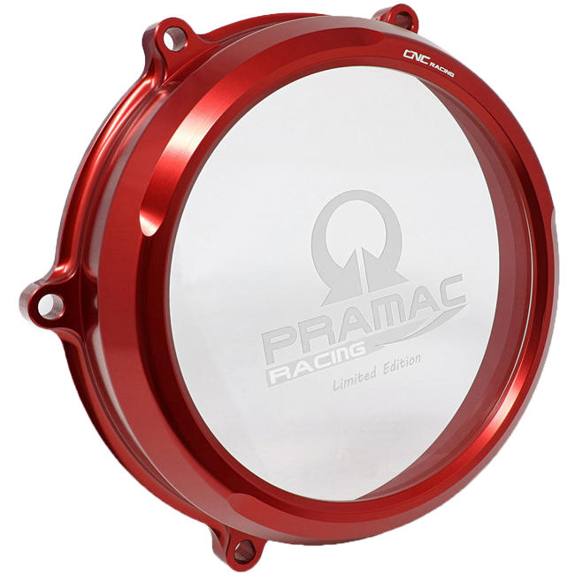 Tampa de embreagem transparente Pramac Racing Edição Limitada CNC Racing Ducati Panigale V4/S (25-26) CA210PR 