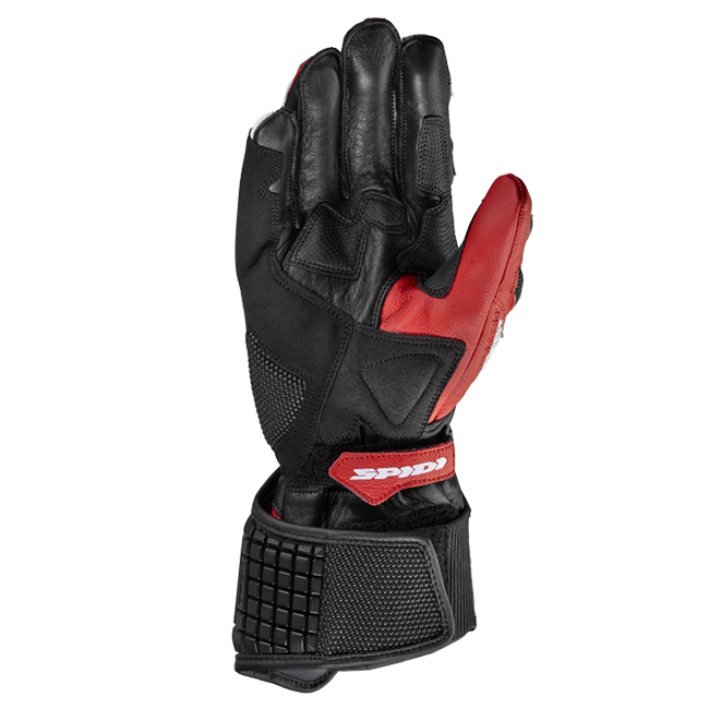 Spidi Carbo 5 Racing Luvas de Couro para Motociclismo | Homens | Vermelho | A185014 
