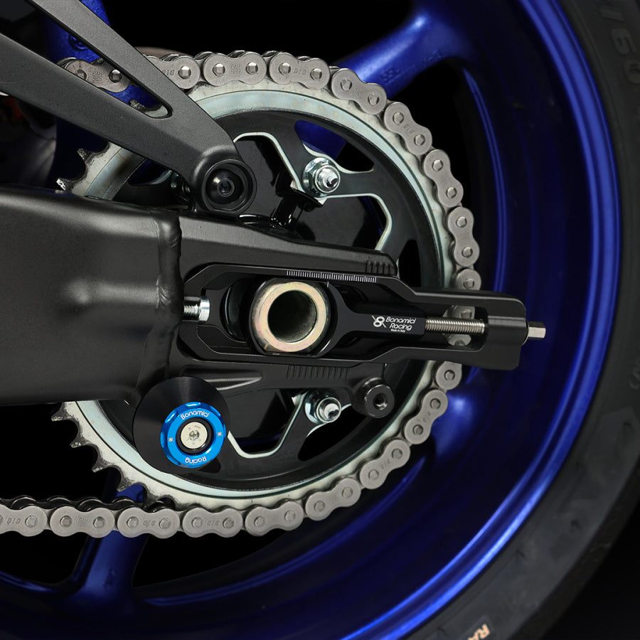 Tensionador de corrente com suporte para pinça de travão Bonamici Racing Yamaha YZF-R9 (25-26) CHAD17P_BK 
