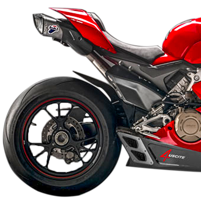Sistema de escape completo em aço inoxidável Termignoni 4USCITE Ducati Panigale V4 R (19-24) D18209401ITX 