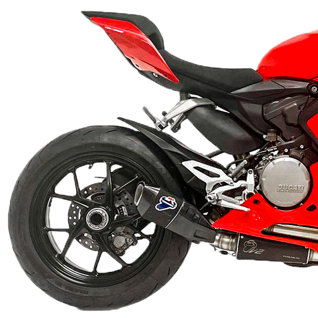 Sistema de escape semi-completo em aço inoxidável Termignoni para Ducati Panigale V2 955 (20-24) D22109440INC 
