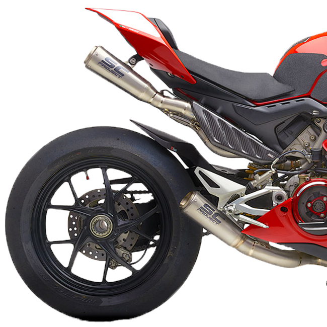Sistema de escape completo SC-Project S1-GP Ducati Panigale V4/S (18-20) D26A-TC43T 