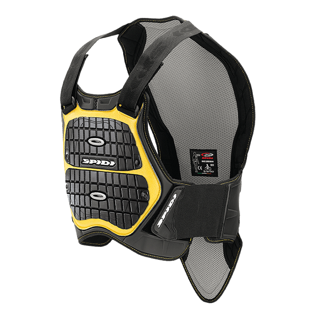 Spidi DEFENDER protetor de peito e costas | Homens | Preto/Amarelo | Z122016 
