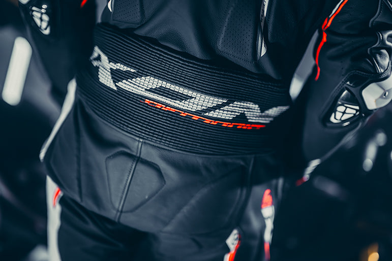 IXON Demonio one-piece suit Leather Suit – perforated racing suit | men | black/white/red 