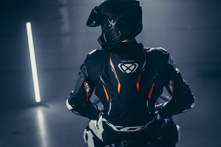 IXON Demonio one-piece suit Leather Suit – Perforated race suit | Men | Red/Black/White 