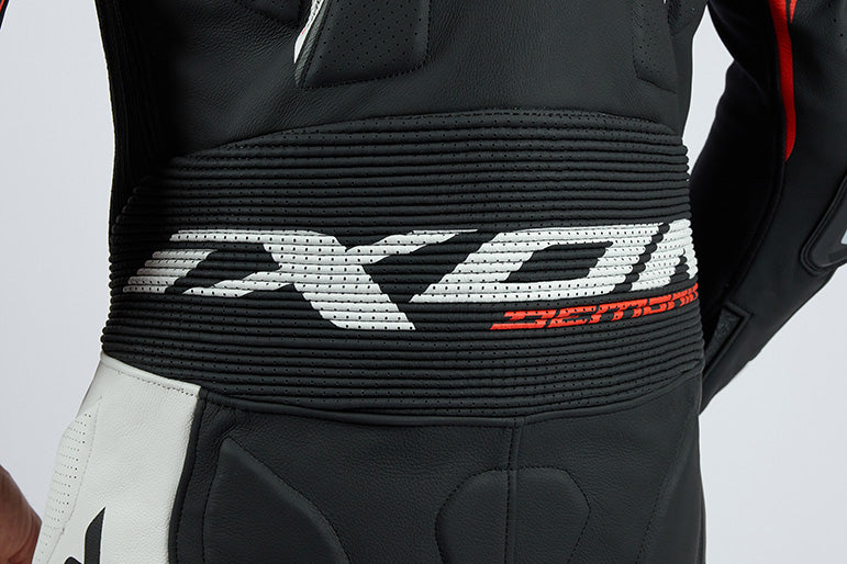 IXON Demonio one-piece suit Leather Suit – perforated racing suit | men | black/white/red 