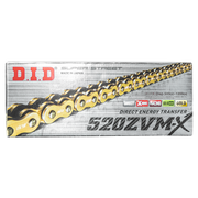 D.I.D 520ZVM-X X-Ring Chain 520 G&G open with rivet link – 100 to 132 links 