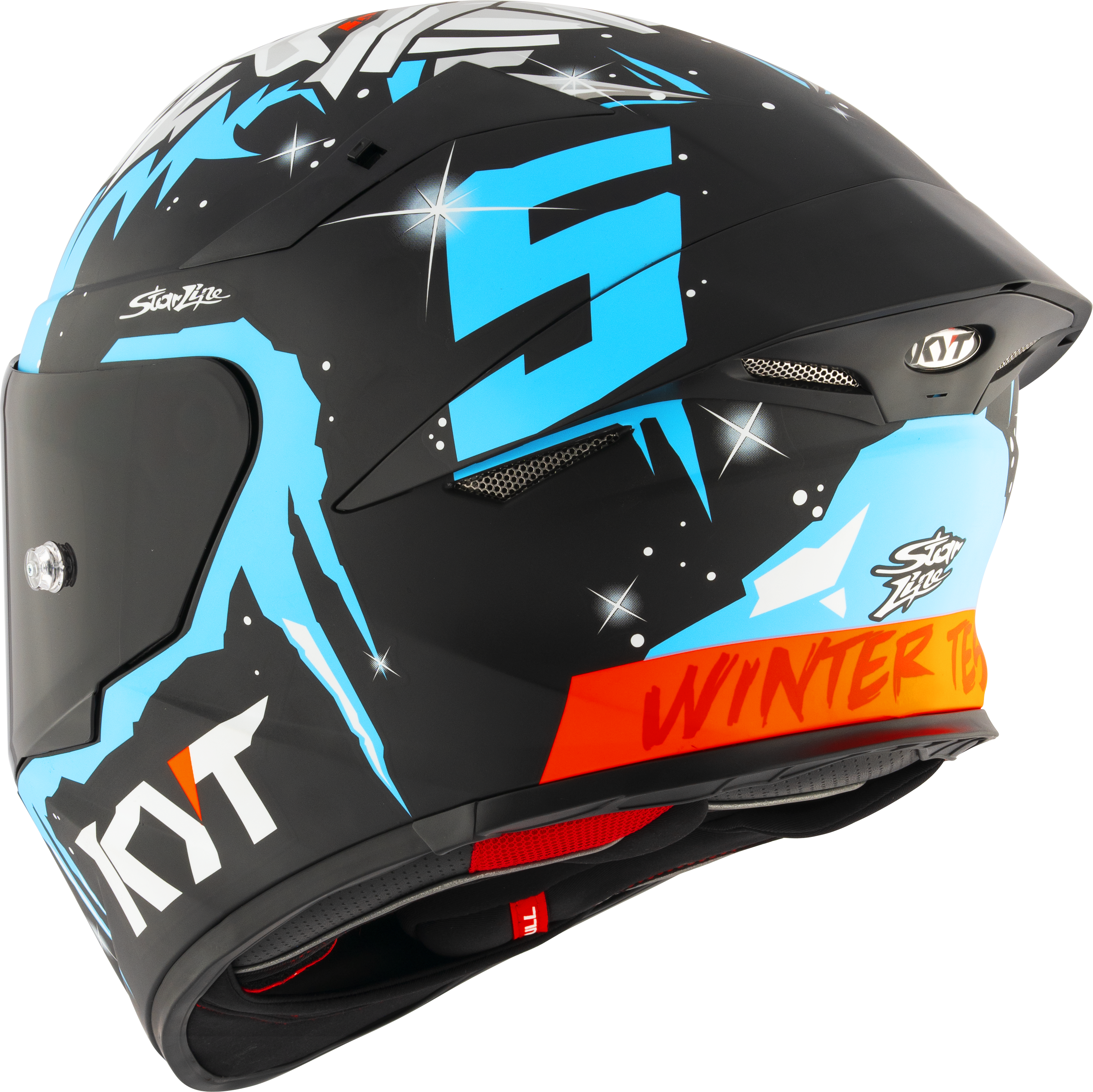 KYT TT-Revo Capacete Jaume Masiá Replica do Teste de Inverno Y6TR0019 
