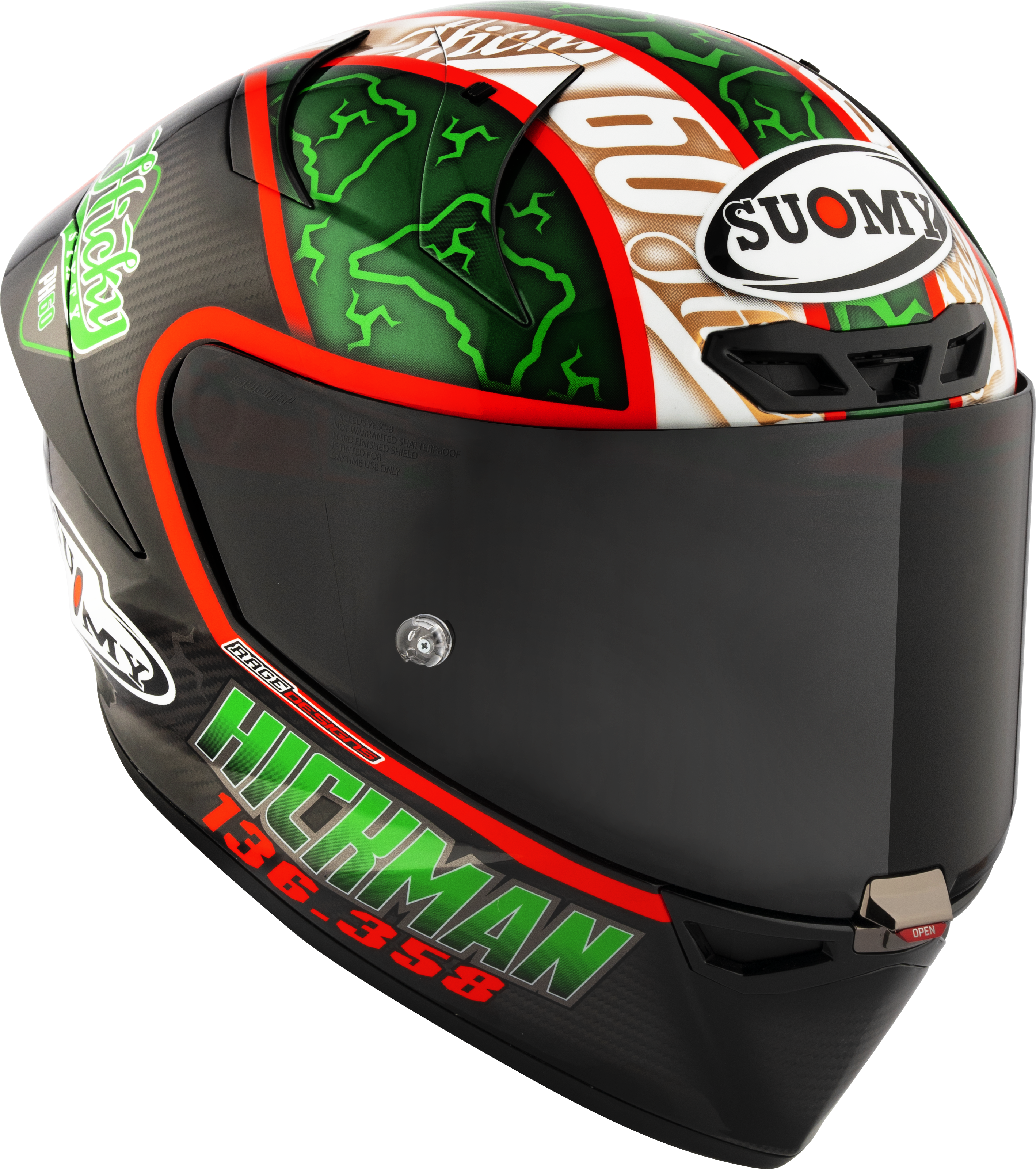 Suomy S1-XR GP Helm Peter Hickman Replica 2024 K6SX0010