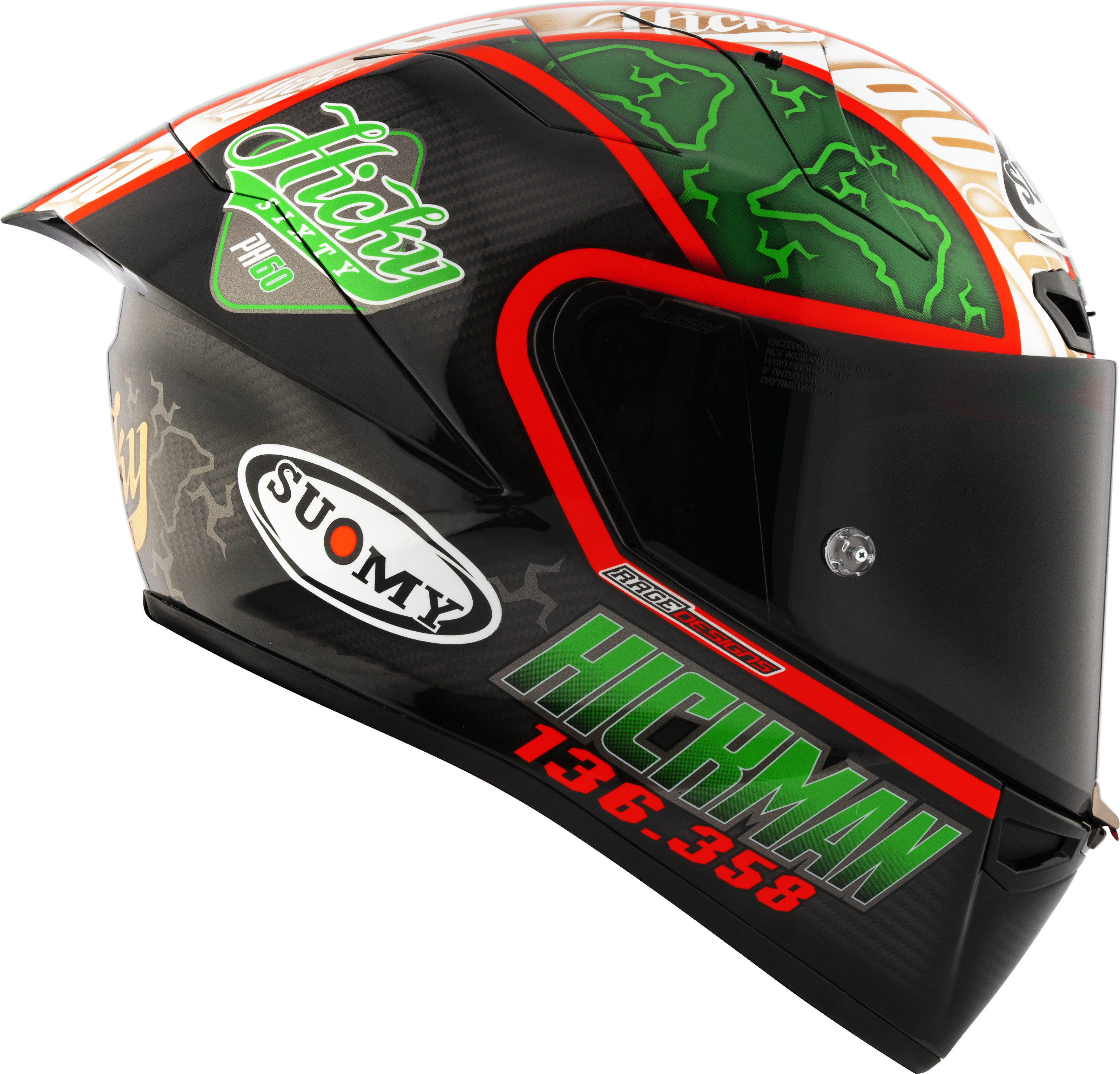 Suomy S1-XR GP Helm Peter Hickman Replica 2024 K6SX0010