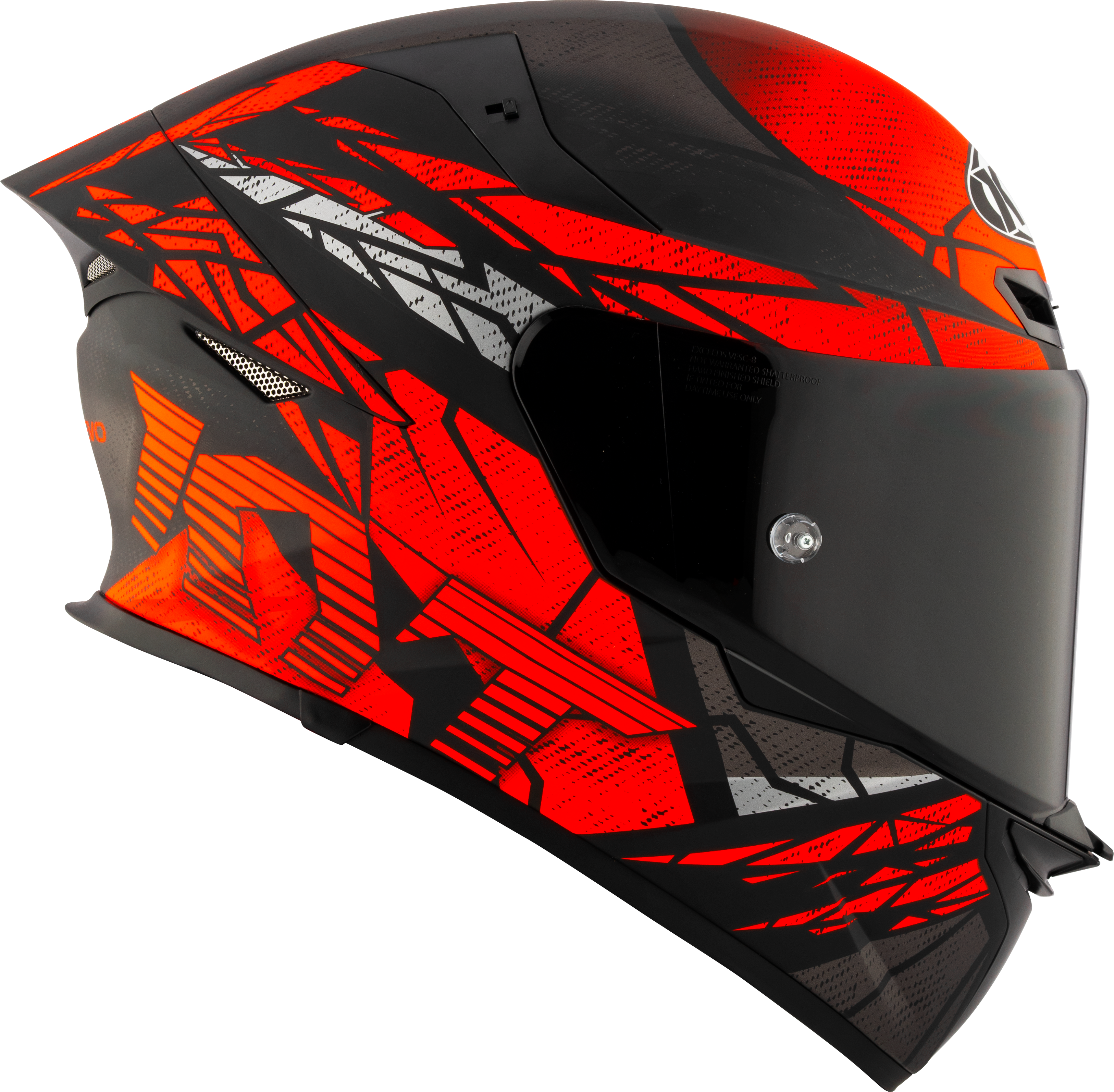 KYT TT-Revo Capacete Combustion Red mate Y6TR0038 