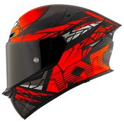 Kyt TT-Revo Helm Combusion Red Matt Y6tr0038