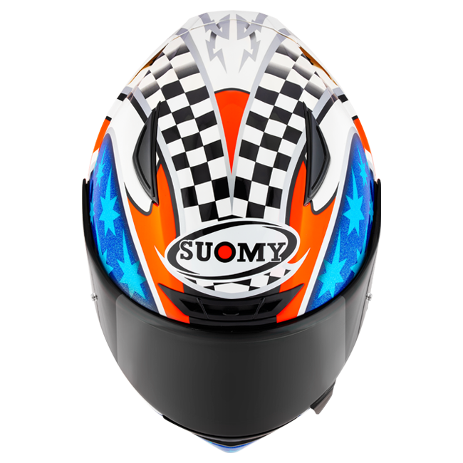 Suomy Track-1 Capacete Troy Bayliss 2002 Replica K6T10018 
