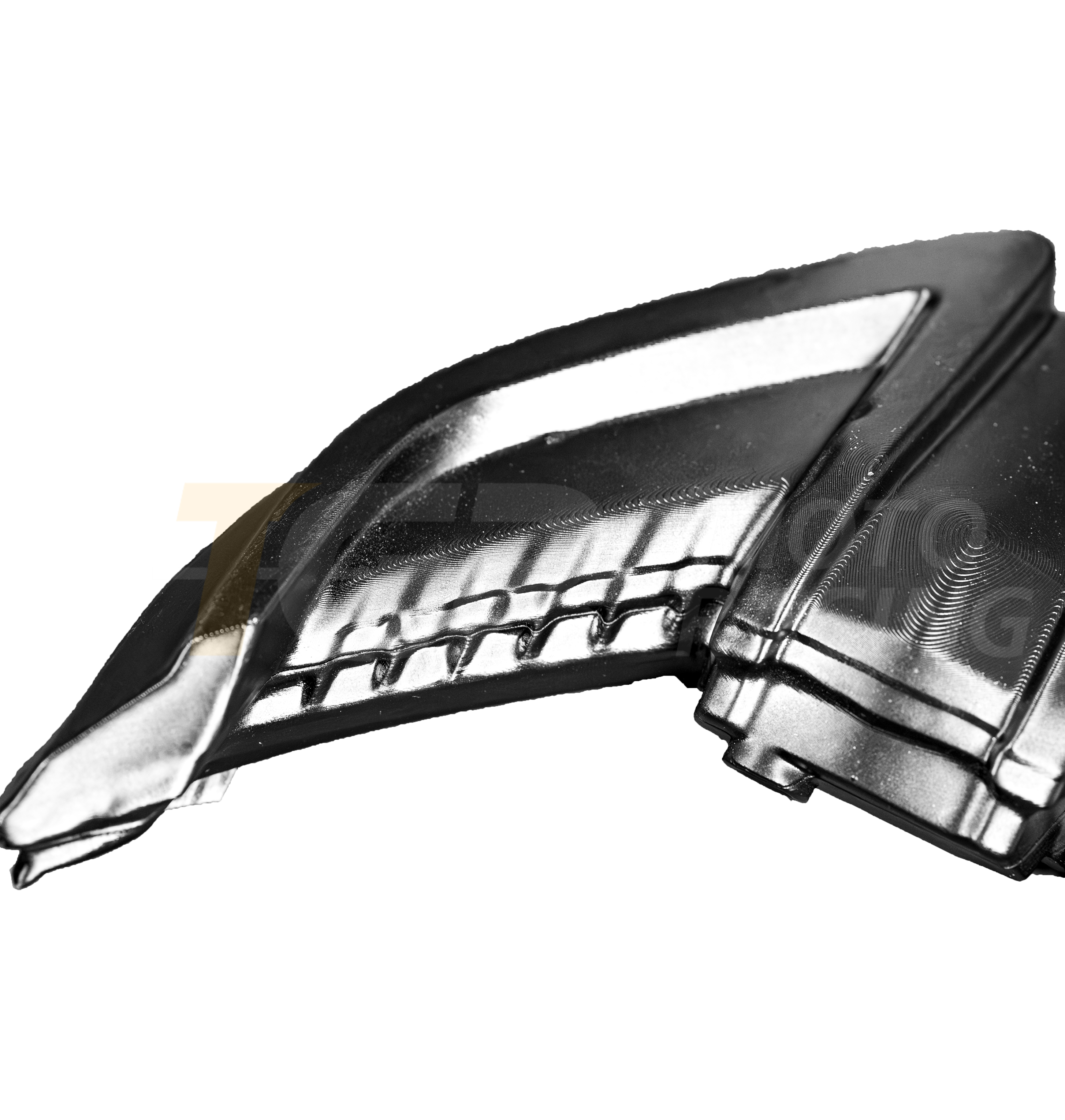 Tampa de luz de retaguarda falsa do Dummy para traseira (tampa do indicador) em preto brilhante TGP MotoRacing Ducati Panigale V4/S/R (25-26) 
