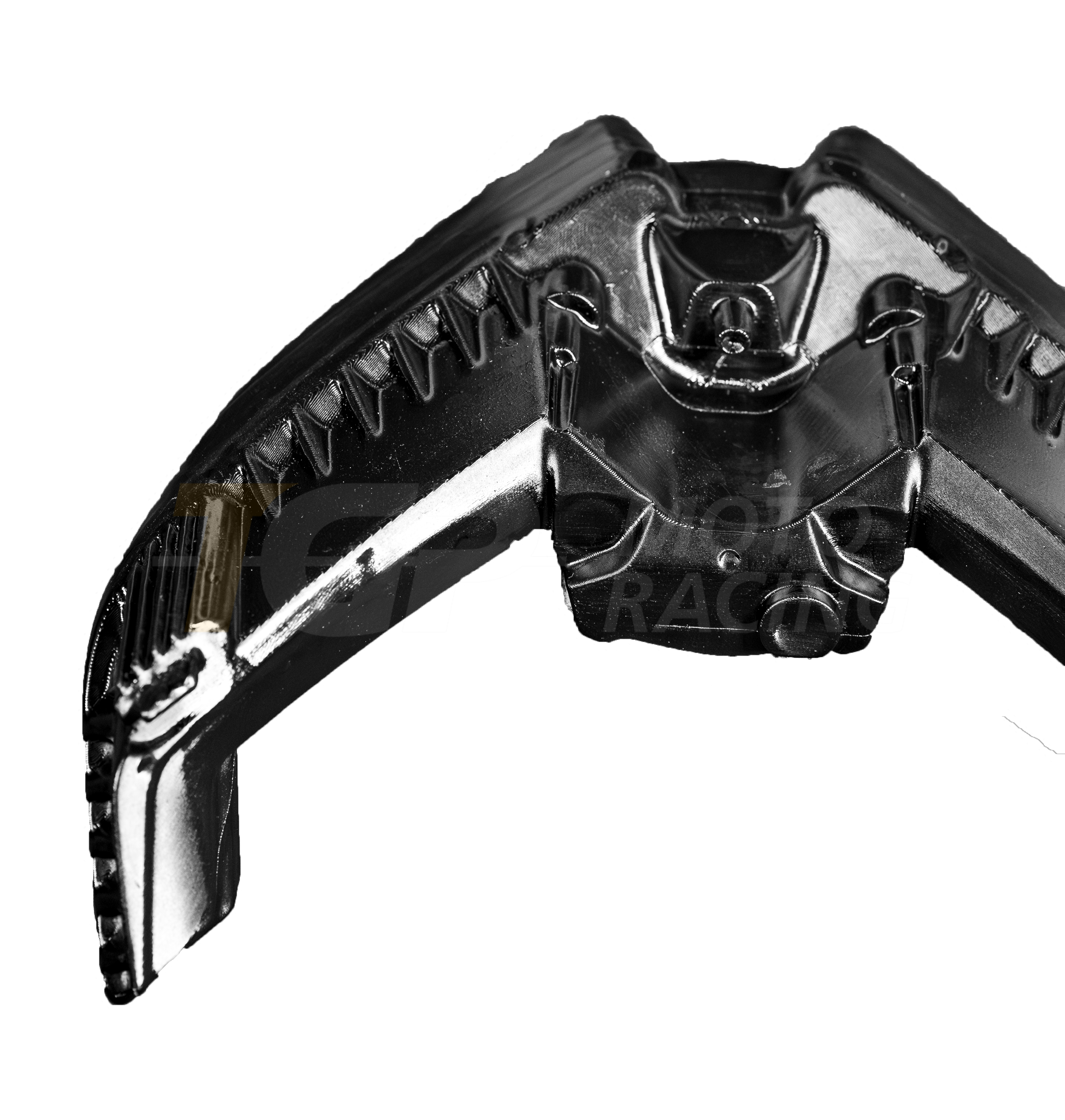 Tampa de luz de retaguarda falsa do Dummy para traseira (tampa do indicador) em preto brilhante TGP MotoRacing Ducati Panigale V4/S/R (25-26) 