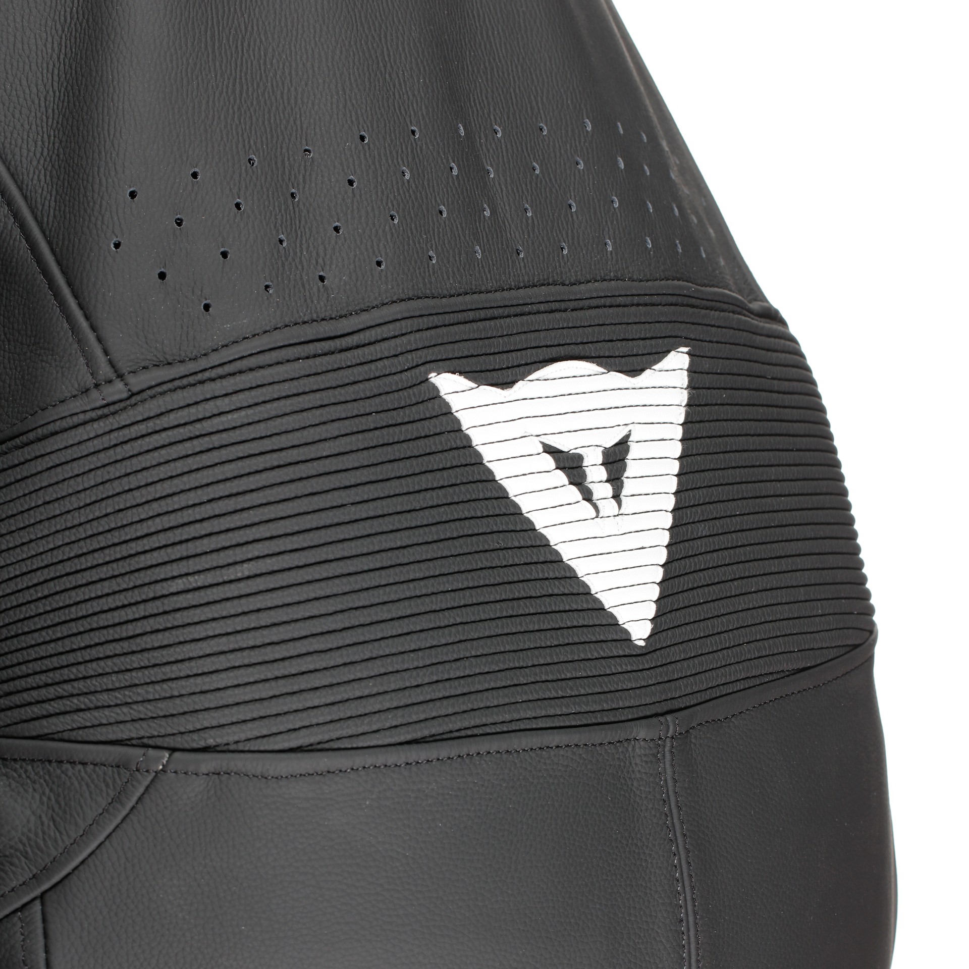 Dainese Laguna SECA 6 one -piece leather combination - perforated racing suit | Men | Black-and-white