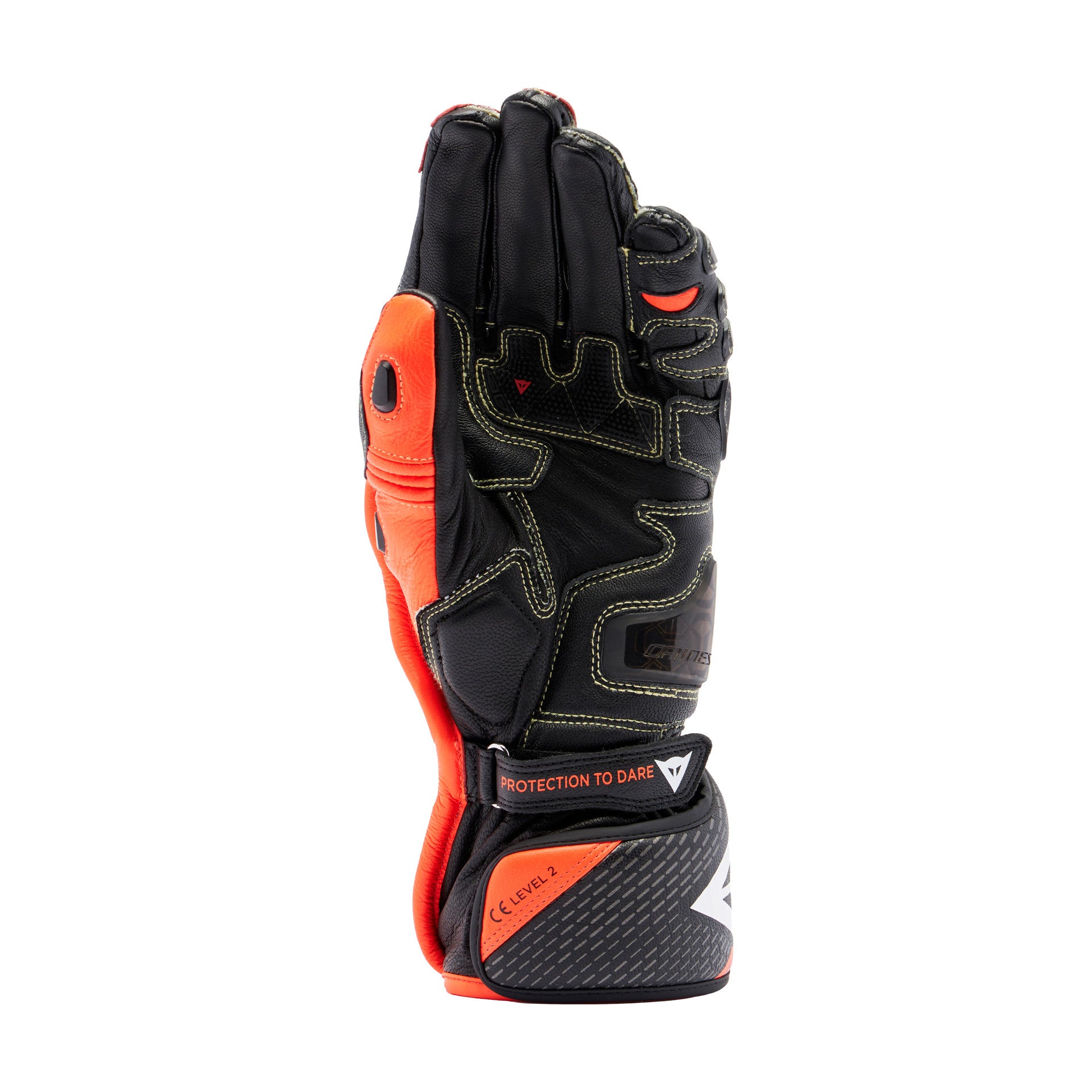 Dainese full metal 7 racing motorcycle leather gloves | Men | Black/red | 201810001462800