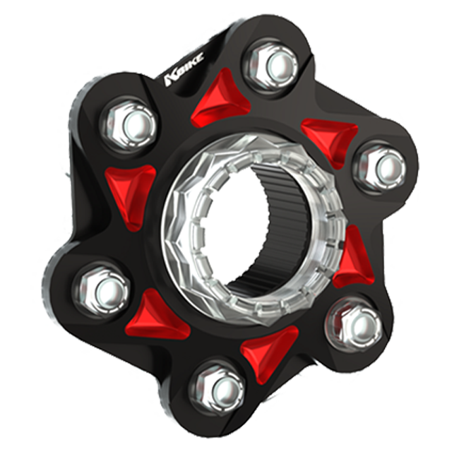 Two-tone aluminum chain sprocket carrier K-Bike Ducati Panigale V4/S/R (18-24) FC09 