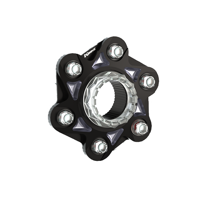 Two-tone aluminum chain sprocket carrier K-Bike Ducati Panigale V4/S/R (18-24) FC09 