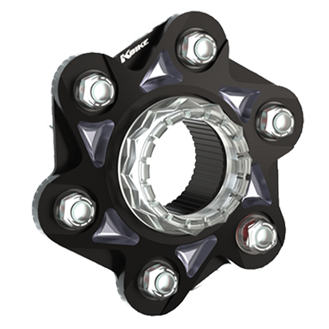 Two-tone aluminum chain sprocket carrier K-Bike Ducati Panigale V4/S/R (18-24) FC09 