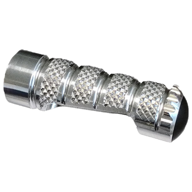 LighTech Peça de substituição de pé fixo 70,5 mm – Prata/Preto | RFTR245-248 