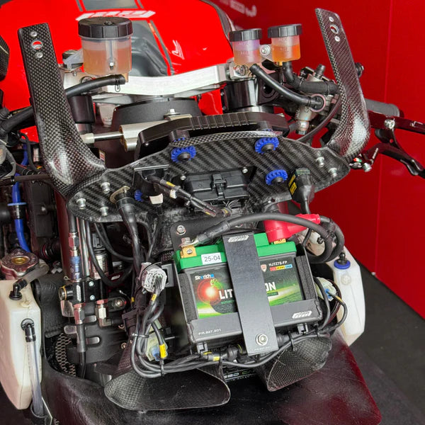 Suporte de Instrumentos em Carbono + Canal de Ar Feel Racing Ducati Panigale V2 955 (20-24) FR.495.112.C 