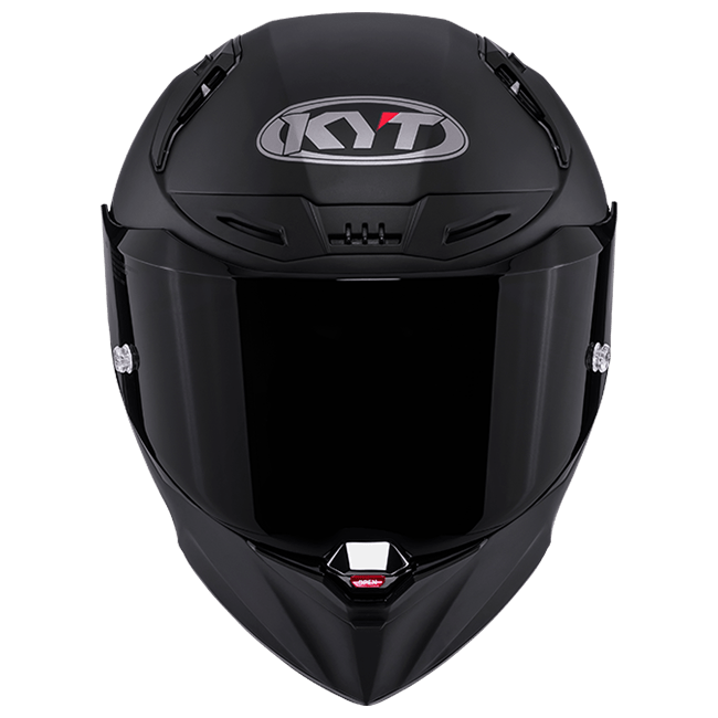 Capacete de corrida KYT R1R Plain preto mate Y6R100X6 