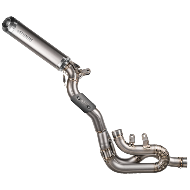 Sistema de escape semi-completo em aço inoxidável para Ducati Panigale V4/S/R (18-24) GDU8848 