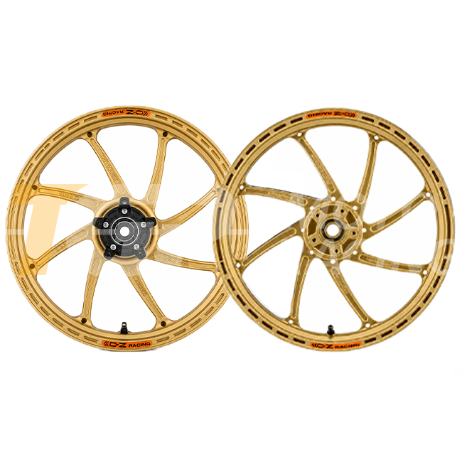 OZ GP Replica GP-8R Aluminum Wheels / Rims Set for Aprilia RSV4/RR/1100 Factory (21-26) 
