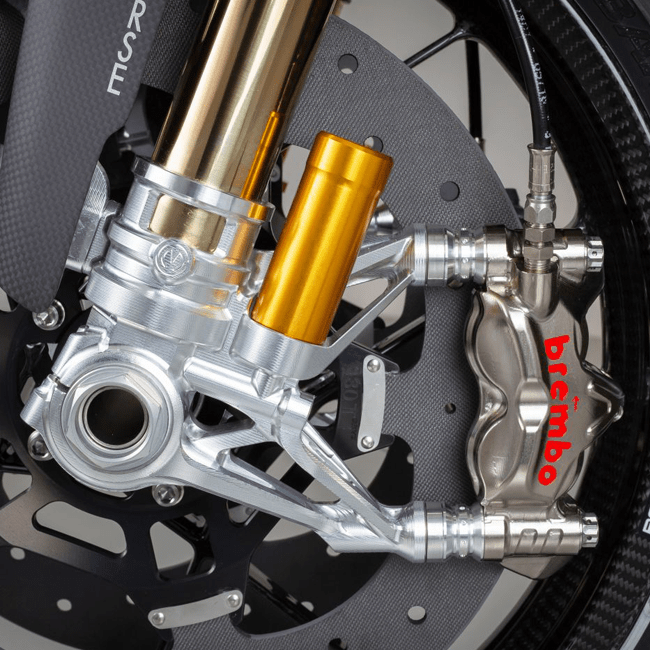 Conjunto de pé de garfo CNC 108 mm "Estilo GP" Motocorse Ducati Panigale V4/S/R (18-24) 