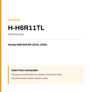 Akrapovic Krümmerrohr Honda CBR 600 RR (18-26) H-H6R11TL — Platzhalter, kein Herstellerfoto verfügbar