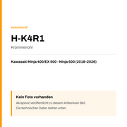 Akrapovic Krümmerrohr Kawasaki Ninja 400 / EX 500 - Ninja 500 (18-26) H-K4R1 — Platzhalter, kein Herstellerfoto verfügbar