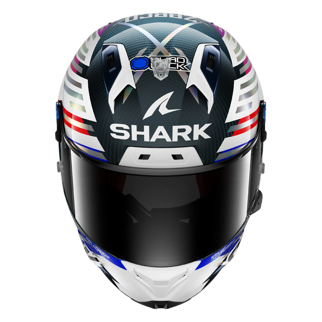 Shark Aeron GP FIM 2 Johann Zarco GP de France 2026 Replica DUR HE4105 — Frontansicht