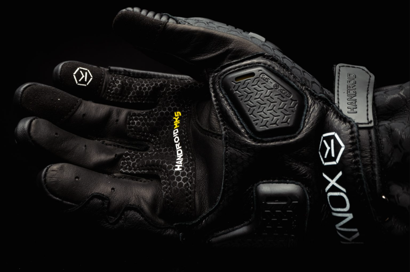 Knox Handroid MK5 racing leather gloves | men | black | 11769404100 