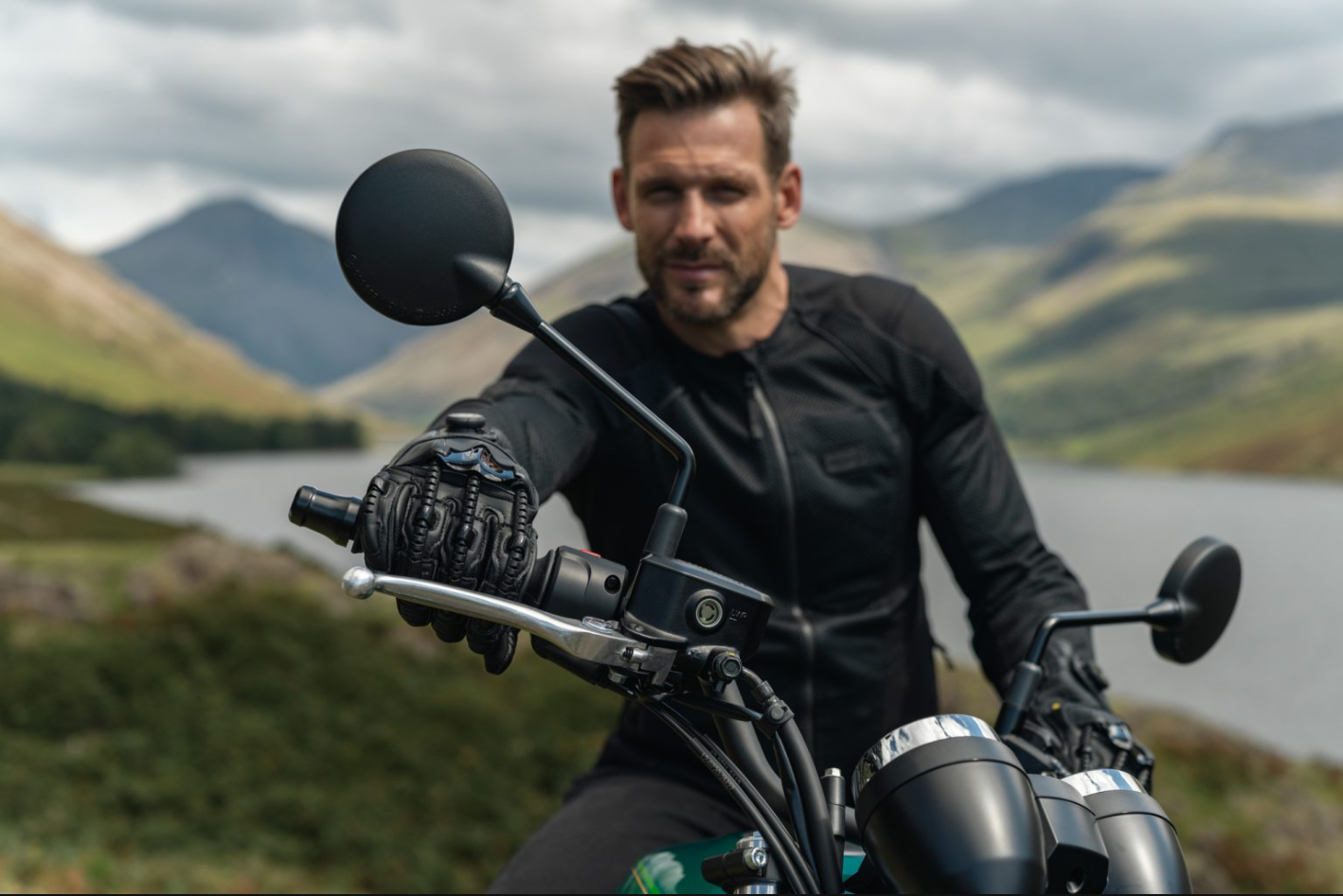 Knox Handroid MK5 racing leather gloves | men | black | 11769404100 