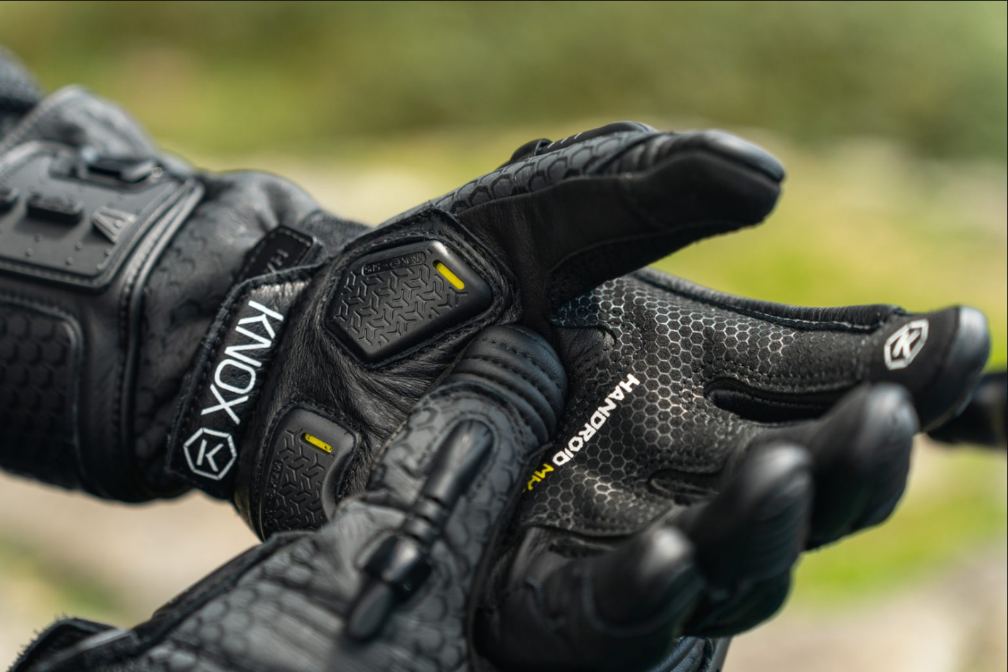 Knox Handroid MK5 racing leather gloves | men | black | 11769404100 