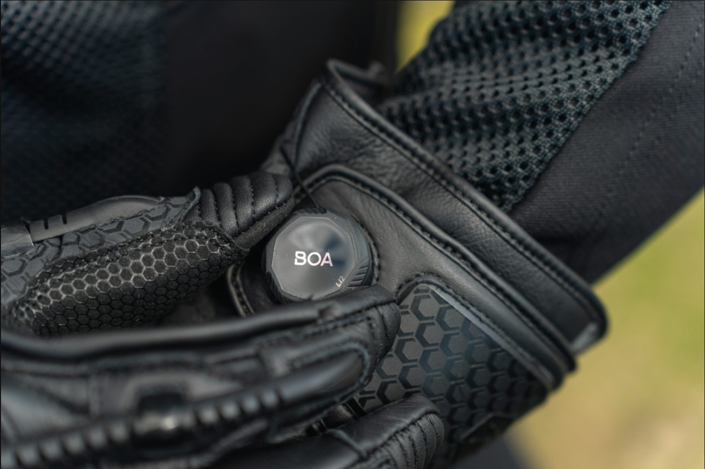 Knox Handroid MK5 racing leather gloves | men | black | 11769404100 