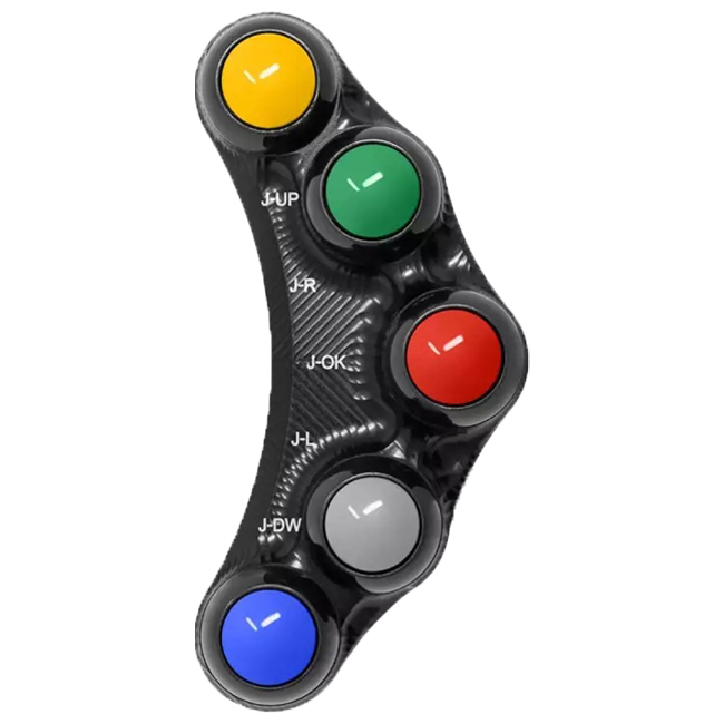 Interruptor de guidão Race esquerdo JetPrime Aprilia RSV4/1100 Factory/RF/RR (17-20) JP PLSR 009 RF 