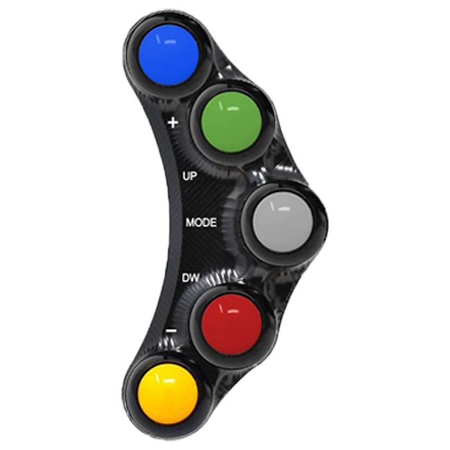 Interruptor de guidão Race esquerdo JetPrime Ducati Panigale V4/S/R (18-24) JP PLSR 020 