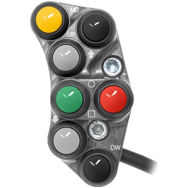 Interruptor de guidão Race esquerdo JetPrime Ducati Panigale V4/S/R (25-26) JP PSR DU056 