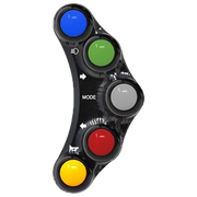 Interruptor de guidão Street esquerdo JetPrime Yamaha YZF-R1/M RN32 RN49 (15-19) JP PLS 003 