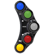 Interruptor de guidão esquerdo JetPrime Yamaha YZF-R6 RJ27 (17-25) JP PLS 013 