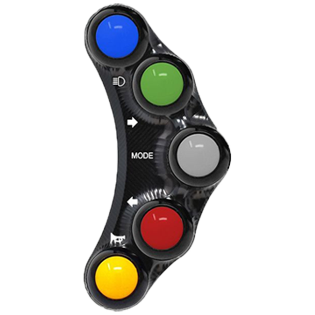 Interruptor de guidão esquerdo JetPrime Yamaha YZF-R6 RJ27 (17-25) JP PLS 013 