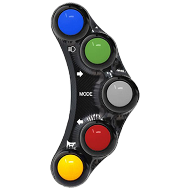 Interruptor de guiador esquerdo Street JetPrime Yamaha YZF-R1/M RN65 (20-25) JP PLS 033 