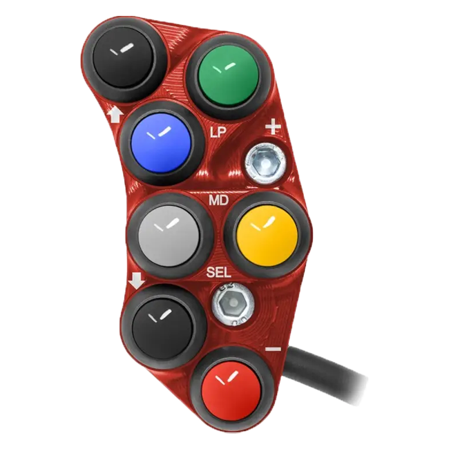 Race handlebar switch left JetPrime Ducati Panigale V4/S/R (18-24) JP PSR DU020 