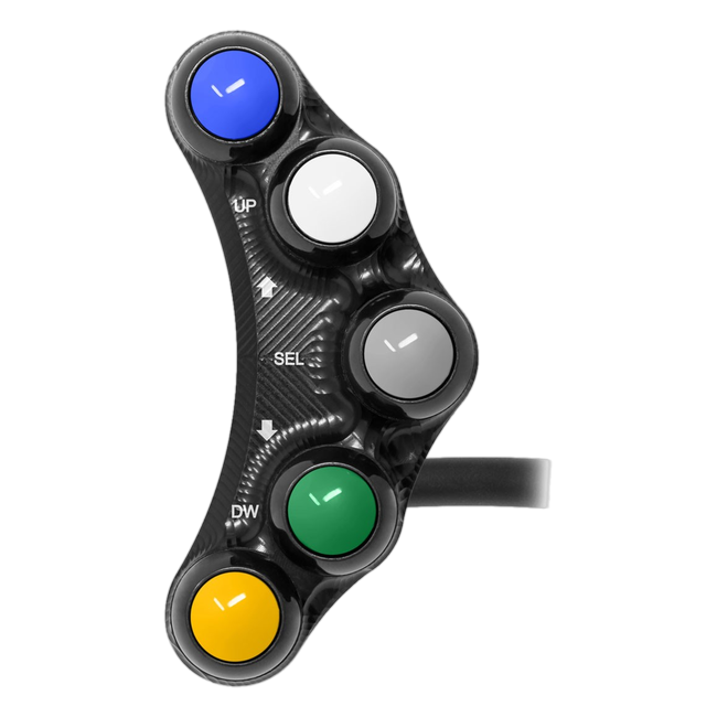 Lenkerschalter Sport links JetPrime Ducati Panigale V4 (18-26) JP SPS 003 – für I2M-Dashboard