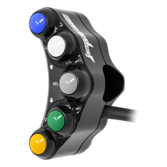 Lenkerschalter Sport links JetPrime Ducati Panigale 1199 (12-15) JP SPS 003 – für I2M-Dashboard