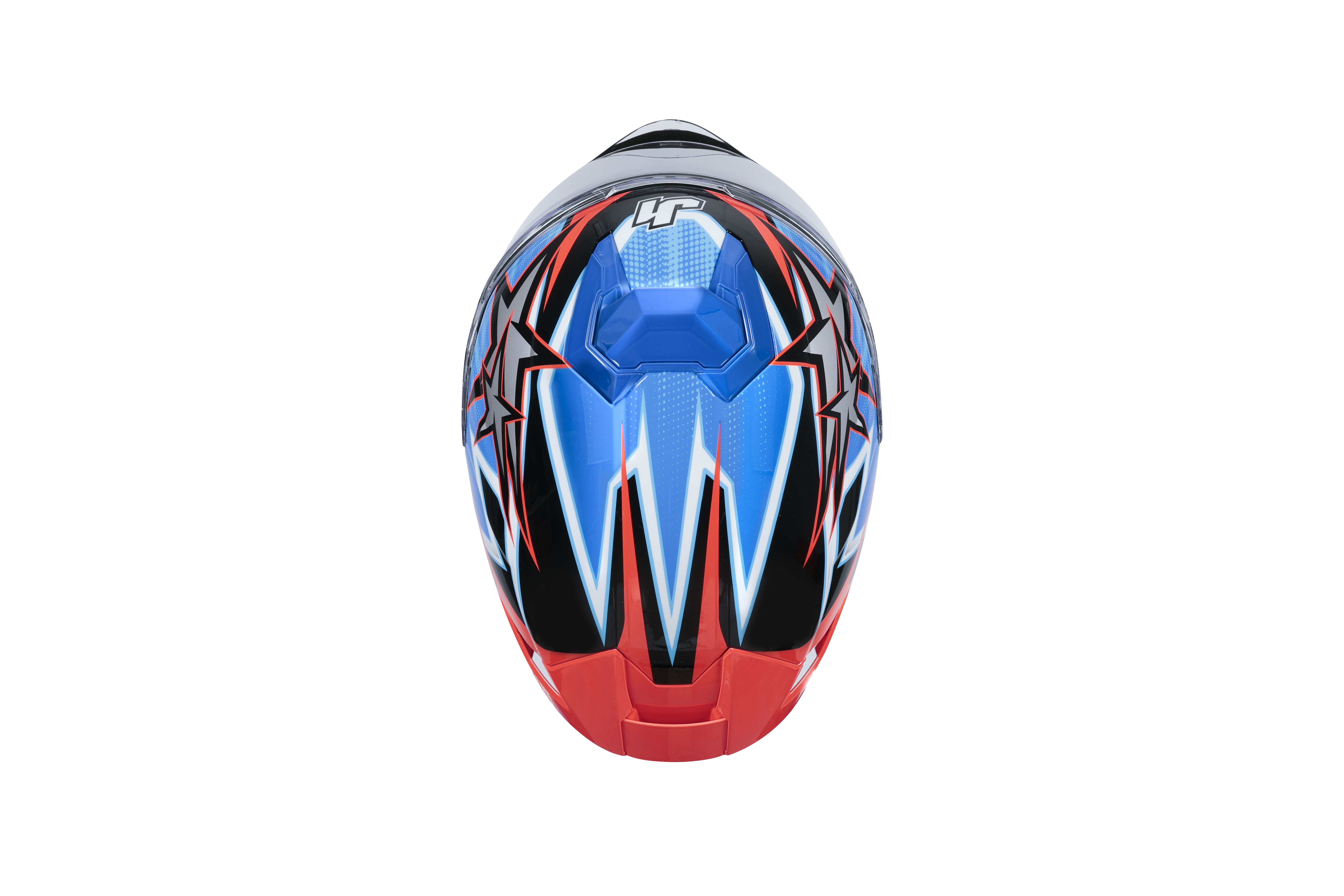 Capacete Just1 J-STR Astro Vermelho / Azul / Preto Brilhante 6030390112007 