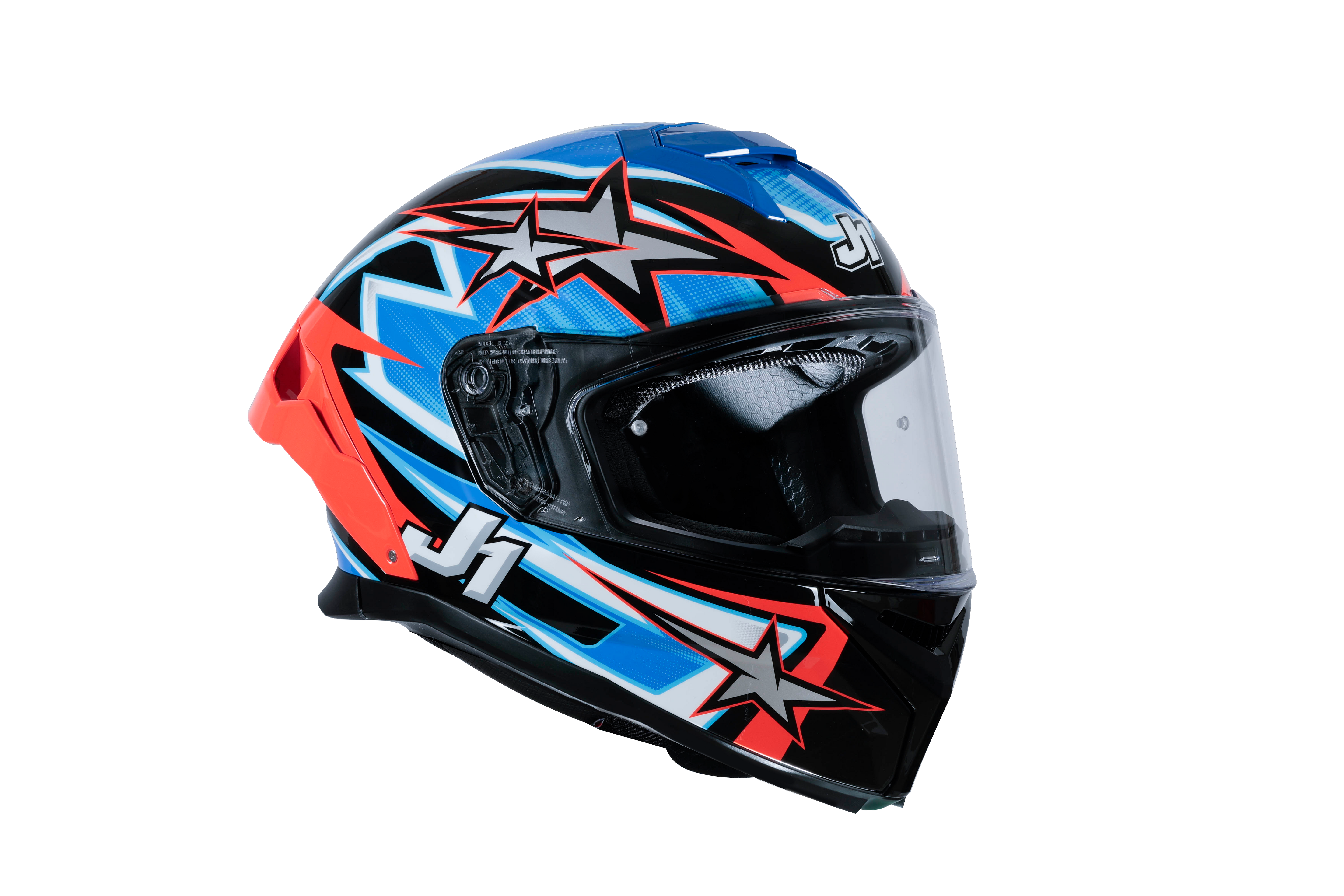 Just1 J-STR Helmet Astro Red / Blue / Black Gloss 6030390112007 